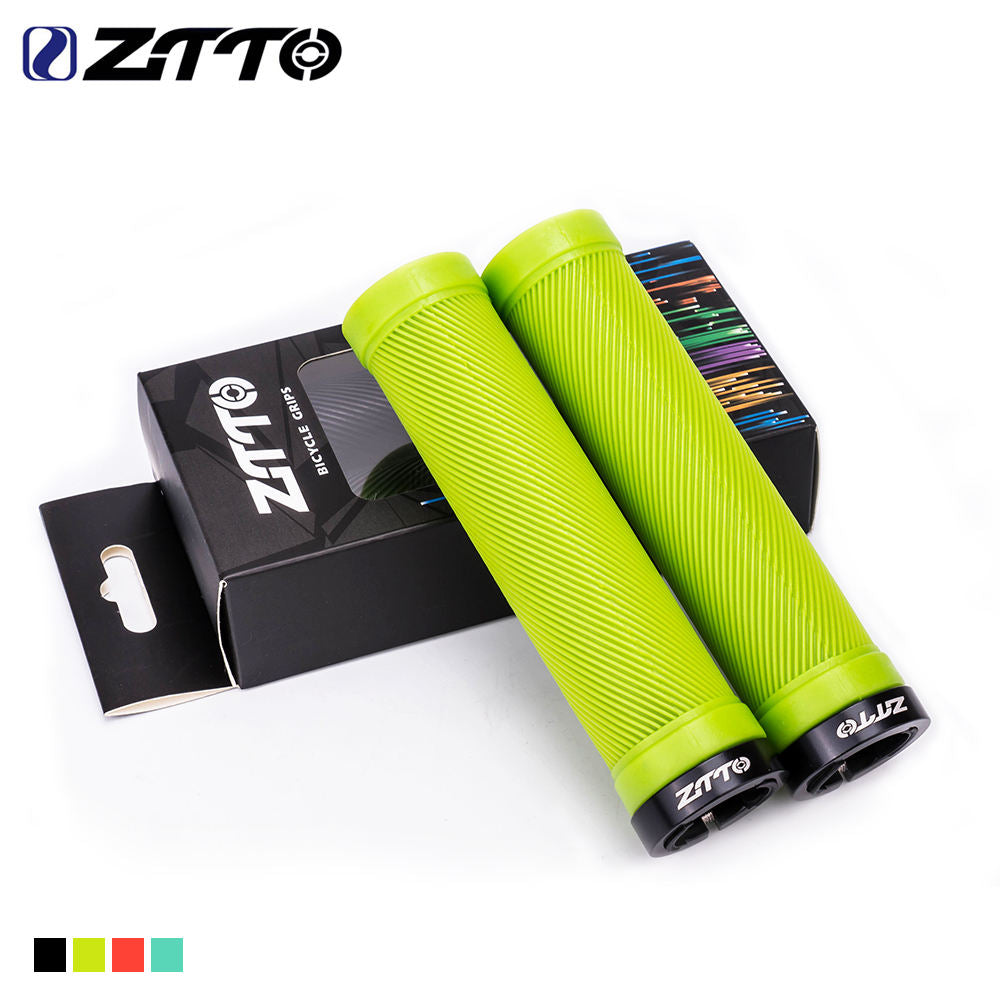 ZTTO High Quality MTB Road Bicycle Handlebar Cover Grips Smooth Soft Rubber Anti-slip Lock Bar Ends Colorful handle Grips