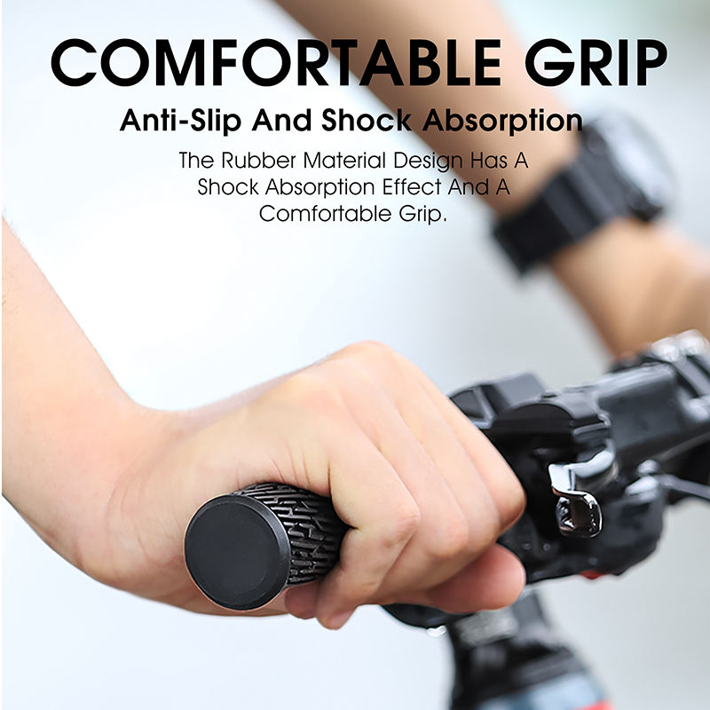 WEST BIKING Bicycle Bar Grips Outdoor Mountain Cycling Bike Bicycle Silicone Anti-slip Handle Grip Mountain Bike Cycle Handlebar