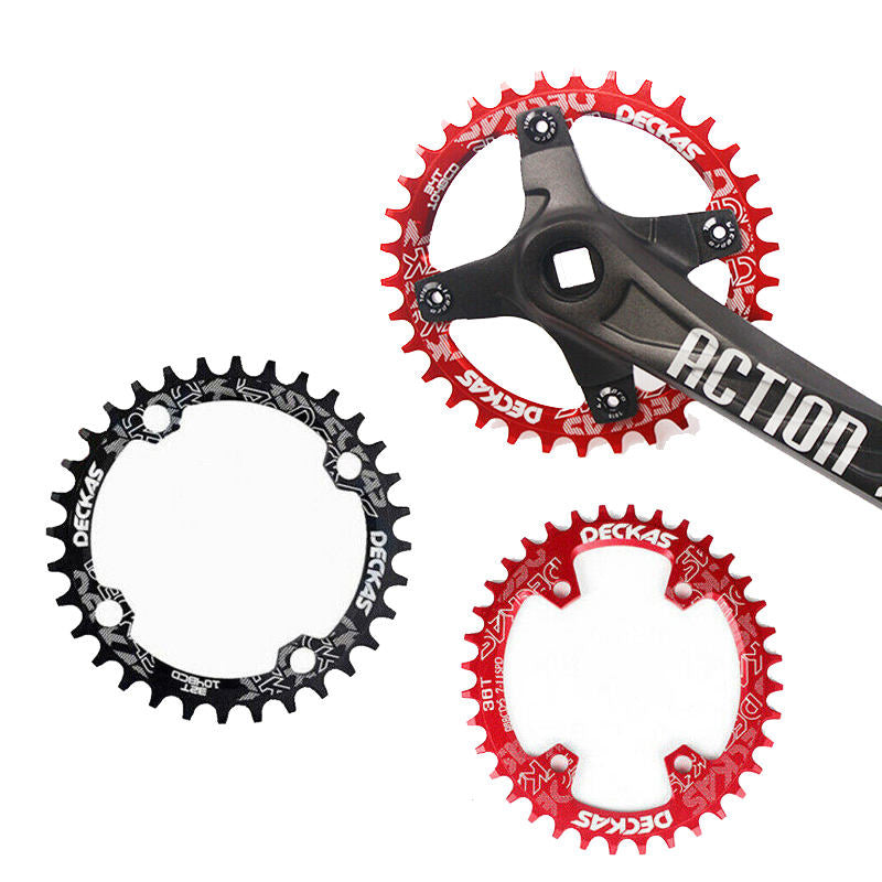 Mountain bike crankset sprocket set 170mm crank single speed 32T-38T