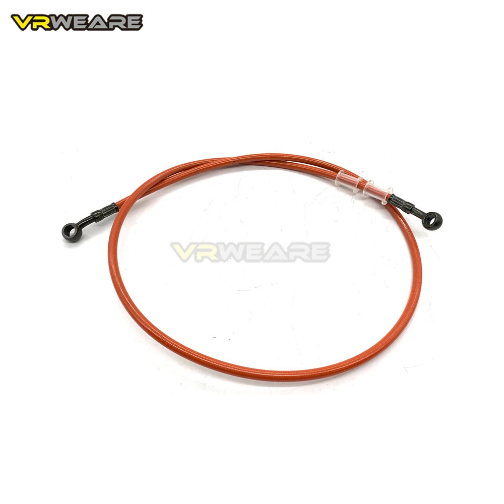 40CM-150CM Motorcycle Dirt Bike Brake Oil Hose Brake Line Universal Motorbike Stainless Steel Braided Pipeline Latiguillo Freno