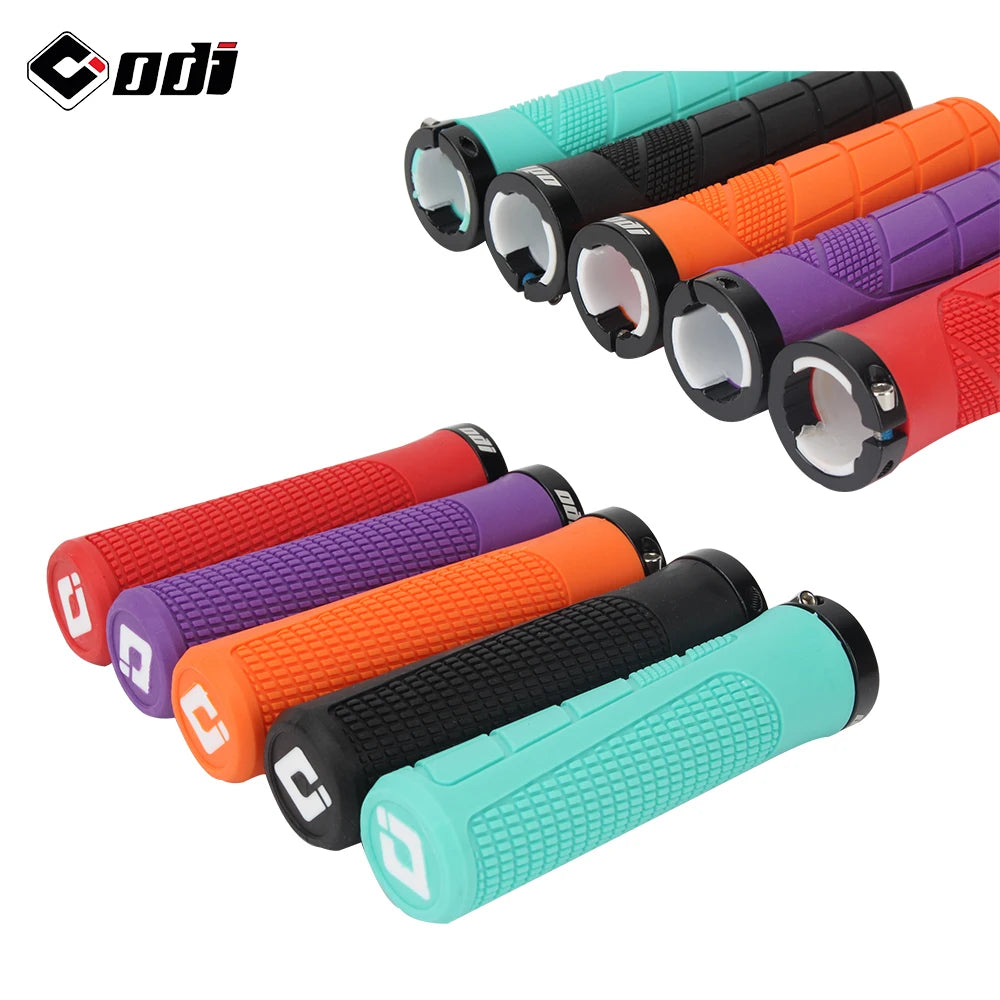 ODI Rubber Handlebar Grips MTB Lock-on Grip Shockproof Non-slip Mountain/Road Bike Handle Cover Folding Balance Bike Accessories