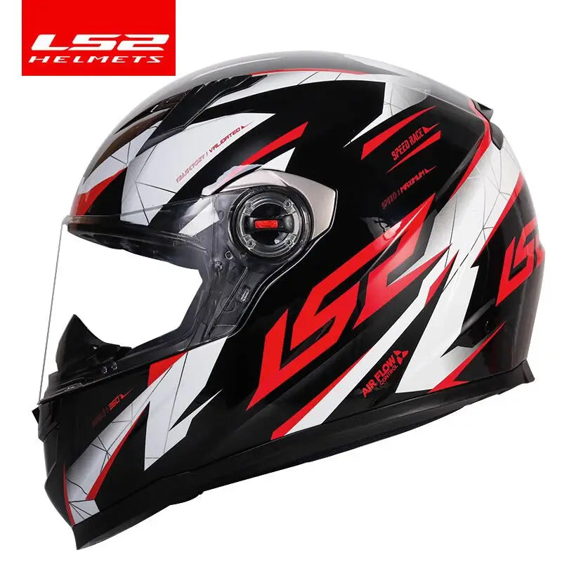 LS2 FF358 Full Face Motorcycle Helmet ls2 motocross racing helmets ECE Certification man woman casco moto casque