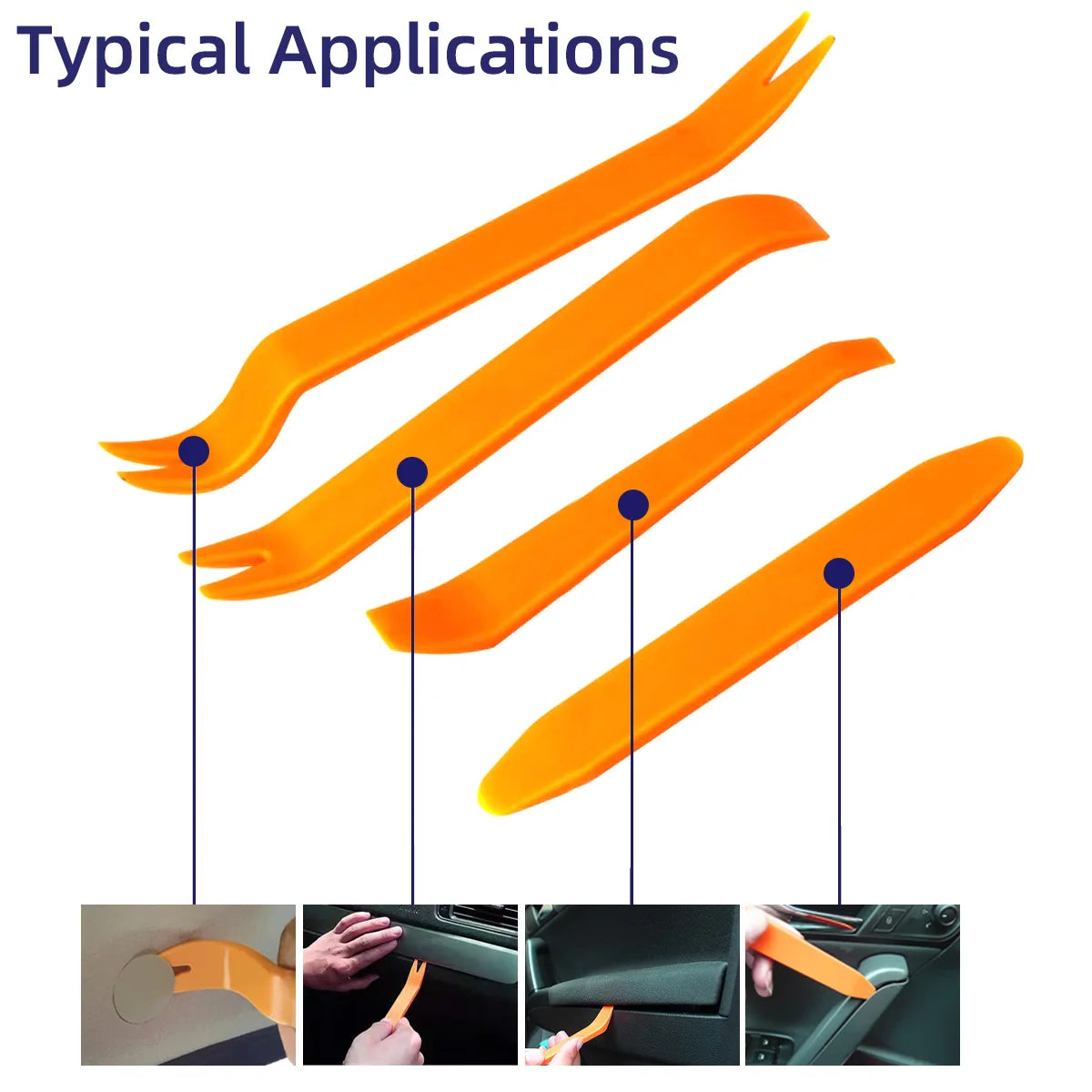 Car door clip panel decoration disassembly tool suitable for various vehicle models car interior disassembly tool