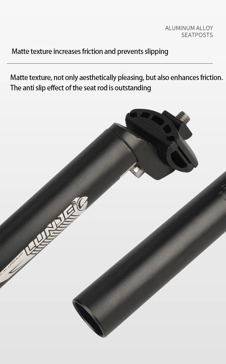 Mountain Bike Seatpost 25.4 27.2 28.6 30.9 31.6*400mm MTB Bicycle Seat Tube Aluminum Alloy Road Bike Seat Post