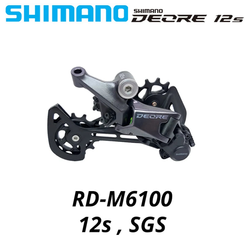 SHIMANO DEORE M6100 12s Groupset SL M6100 SHIFT LEVER RD M6100 SGS REAR DERAILLEUR 12 Speed 12V SHIFTER SWTICH Original Parts