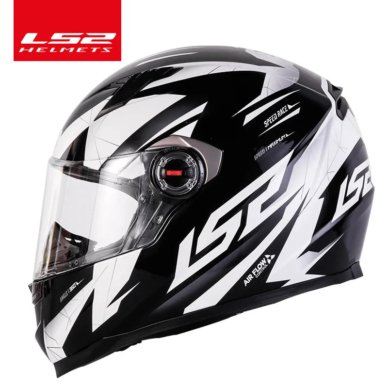 LS2 FF358 Full Face Motorcycle Helmet ls2 motocross racing helmets ECE Certification man woman casco moto casque