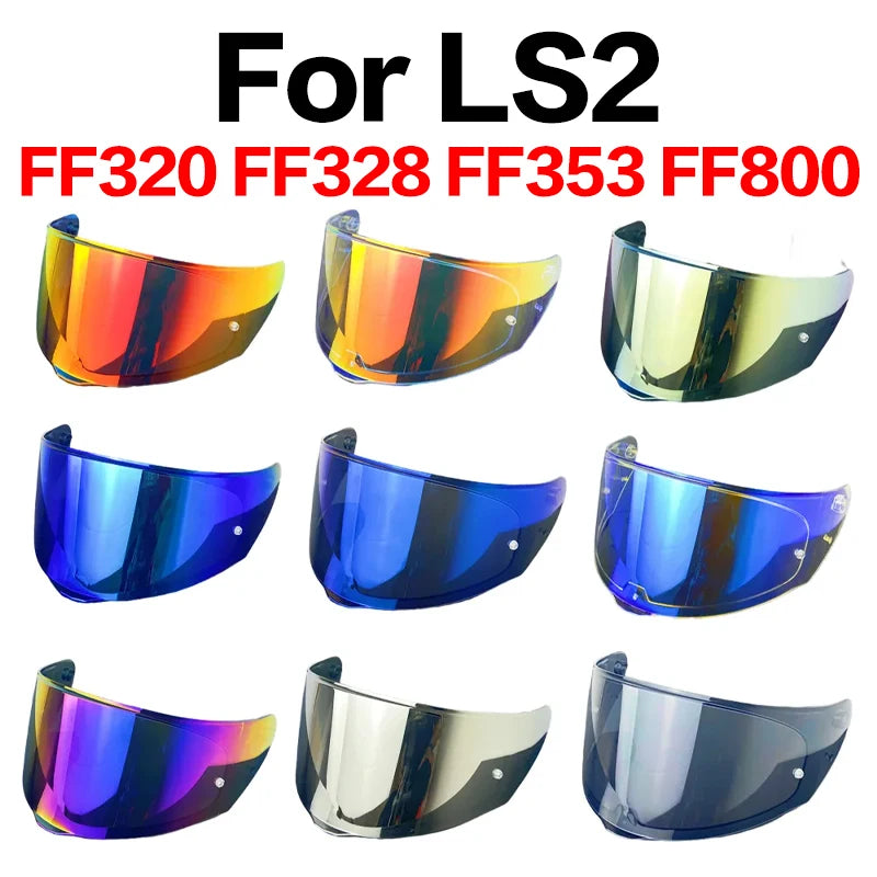 Casco LS2 FF320 FF353 FF328 FF800 Motorcycle Helmet Visor Capacete De Moto Full Face Helmet Motorcycle Accessories Shield Lens