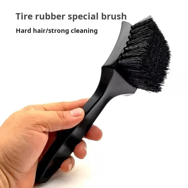 Car Tire Rim Brush Carpet Wheel Hub Cleaning Brushes Black Wheels Detailing Cleaning Brush Kit Auto Washing Tools Car Accessorie