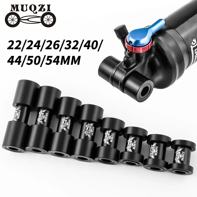 MUQZI MTB Rear Shock Bushing 22 24 26 32 40 44 50 54mm ID 8mm OD 12mm Mountain Bike Shock Absorber Parts