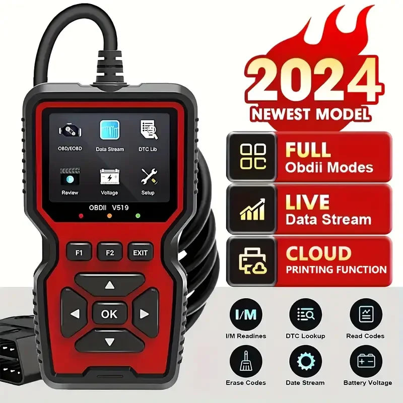 V519 Professional obd2 Scanner Diagnostic Tool EML327 OBD II Car Trouble Shooter Car Code Reader