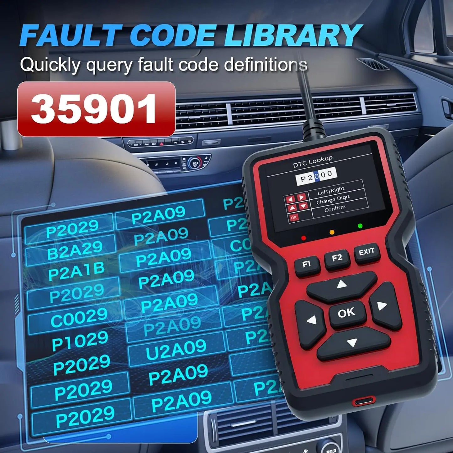 V519 Professional obd2 Scanner Diagnostic Tool EML327 OBD II Car Trouble Shooter Car Code Reader