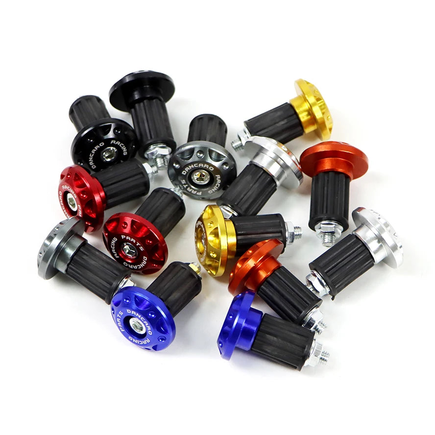 Motorcycle Handle Bar Ends Grips Moto CNC Metal Handlebar Counterweight Plug Slider Motor Bike Grips Dirt Bike Accessories