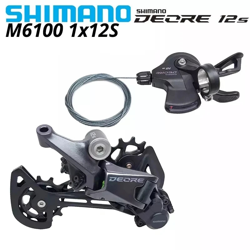 SHIMANO DEORE M6100 12s Groupset SL M6100 SHIFT LEVER RD M6100 SGS REAR DERAILLEUR 12 Speed 12V SHIFTER SWTICH Original Parts