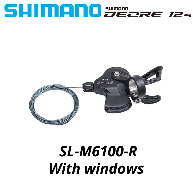 SHIMANO DEORE M6100 12s Groupset SL M6100 SHIFT LEVER RD M6100 SGS REAR DERAILLEUR 12 Speed 12V SHIFTER SWTICH Original Parts