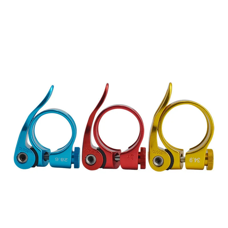 Bicycle Seatpost Clamp 28.6/31.8/34.9mm Seat Tube Clamp MTB Bike Seat Tube Clip Aluminum Alloy Bike Parts Bike Saddle Seat Clamp