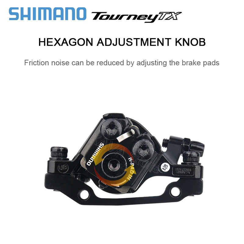 Shimano TOURNEY TX BR-TX805 MTB Mechanical Disc Brake Calipers Mountain Bike Resin Pads TX805 Caliper Bicycle Parts