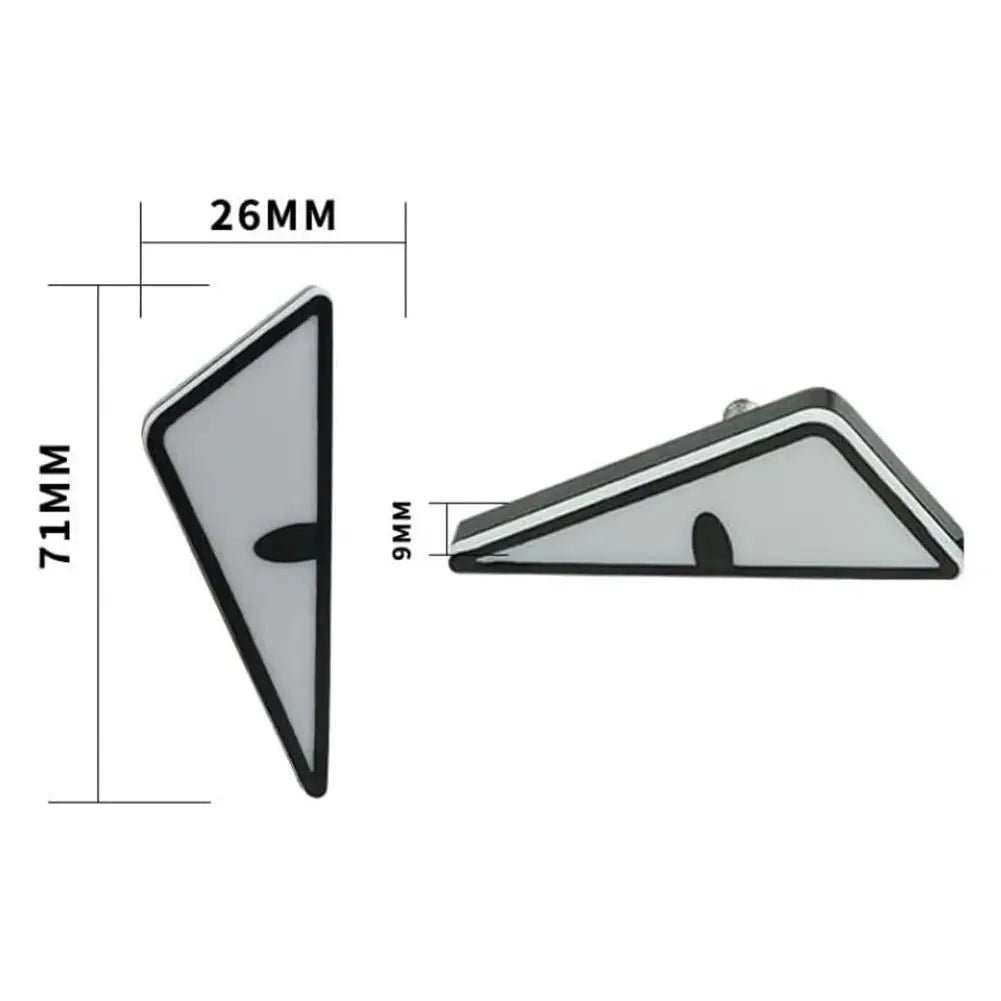 Motorbike Triangle Devil's Eye Pair Flash Light Modification Winking Eye Animation LED Display Motorbike Accessories