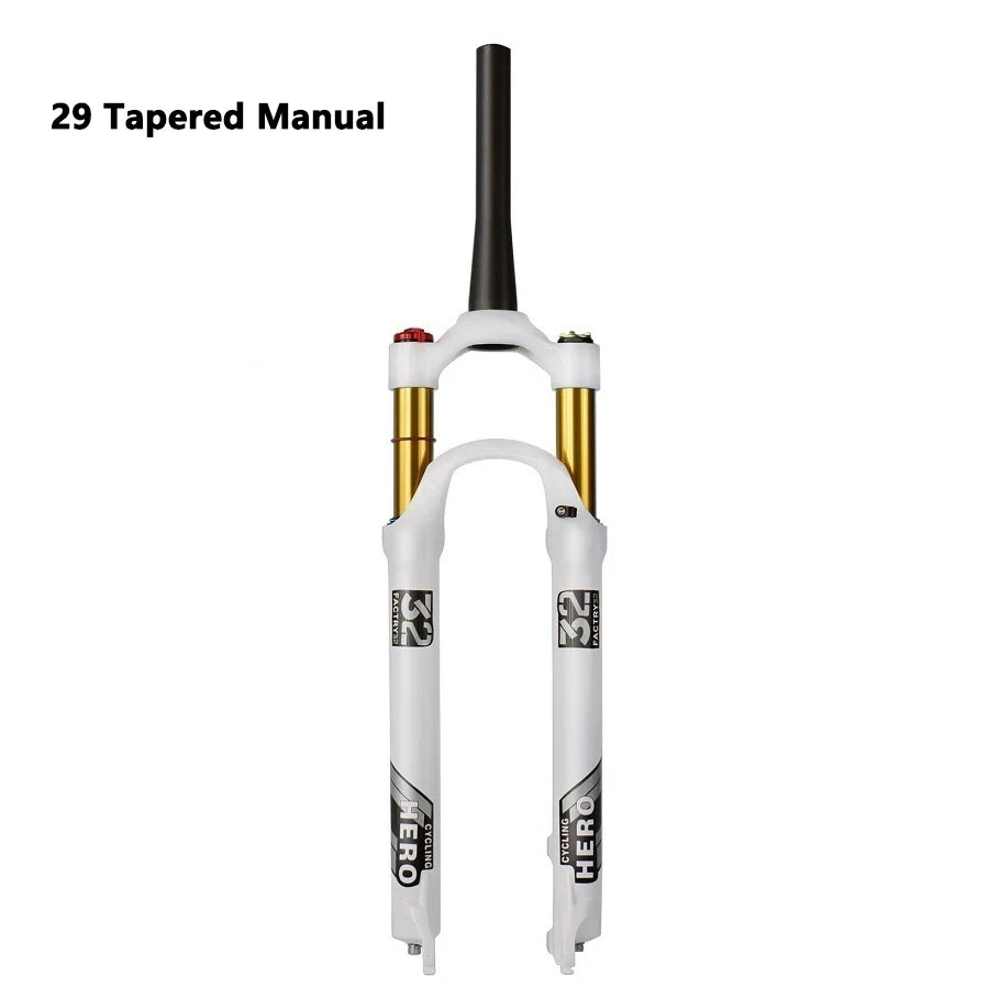 Bike front fork 120mm travel magnesium alloy air fork ultralight shock absorption 26 27.5 29 inch disc brake suspension frame