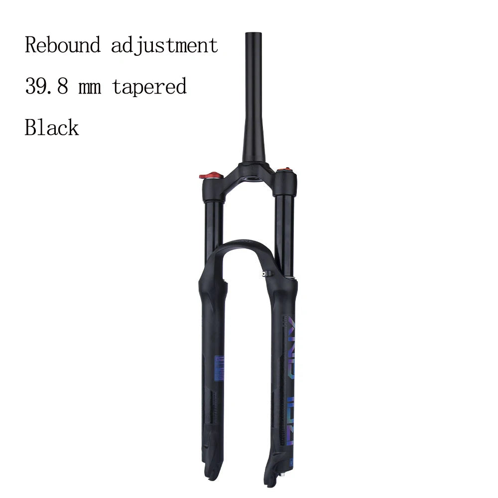 Mountain Bicycle Suspension Forks 26/27.5/29inch MTB Bicycle Fork Bike Air Fork with Rebound Adjustment 28.6 straight/vertebrae