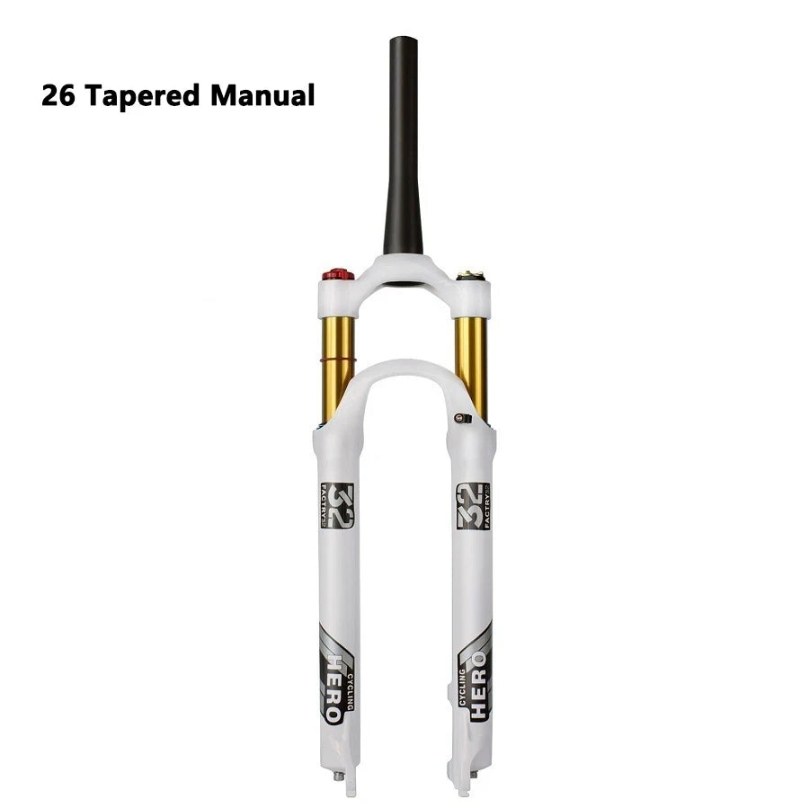 Bike front fork 120mm travel magnesium alloy air fork ultralight shock absorption 26 27.5 29 inch disc brake suspension frame