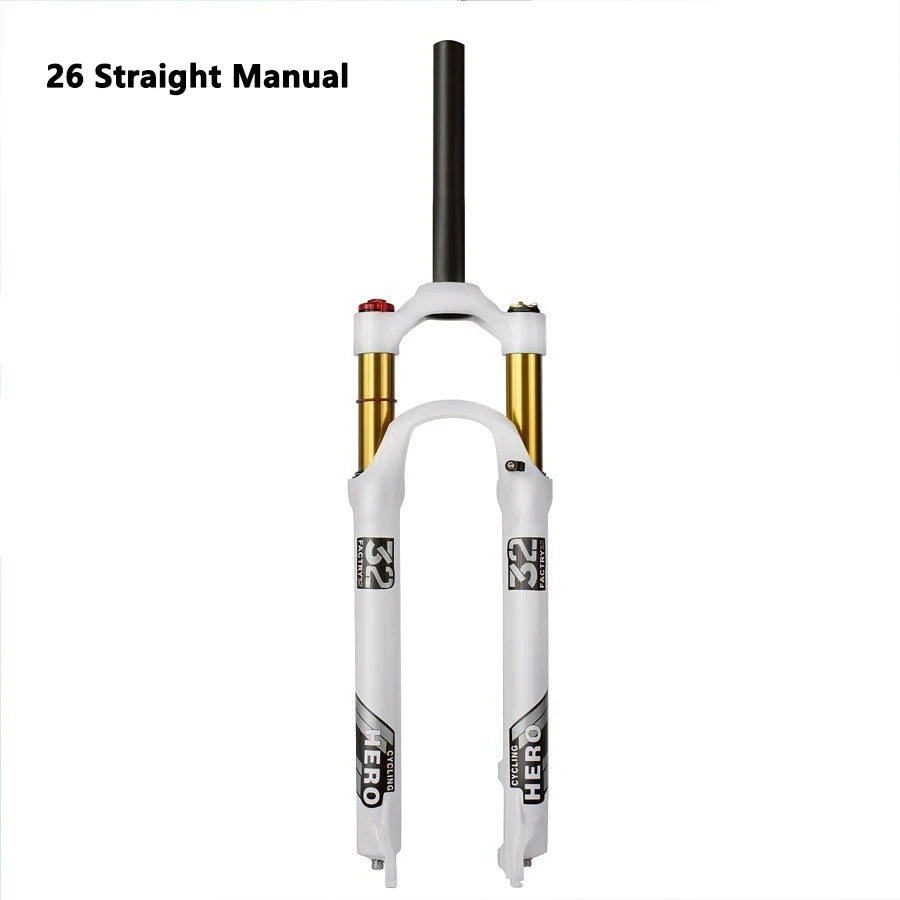 Bike front fork 120mm travel magnesium alloy air fork ultralight shock absorption 26 27.5 29 inch disc brake suspension frame