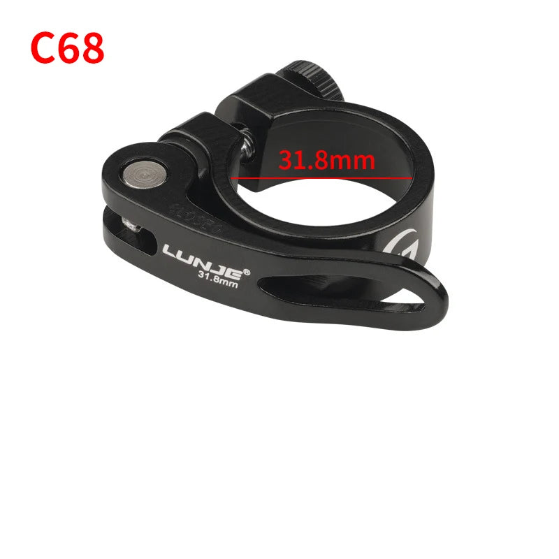 Bicycle Seatpost Clamp 28.6/31.8/34.9mm Seat Tube Clamp MTB Bike Seat Tube Clip Aluminum Alloy Bike Parts Bike Saddle Seat Clamp