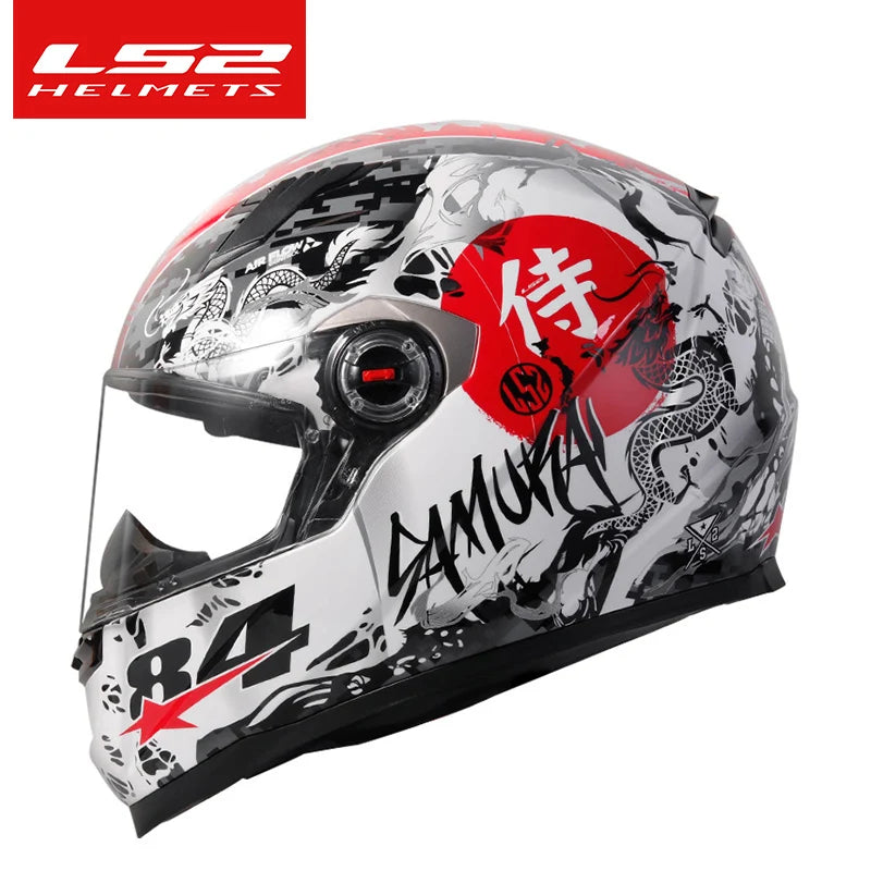 LS2 FF358 Full Face Motorcycle Helmet ls2 motocross racing helmets ECE Certification man woman casco moto casque