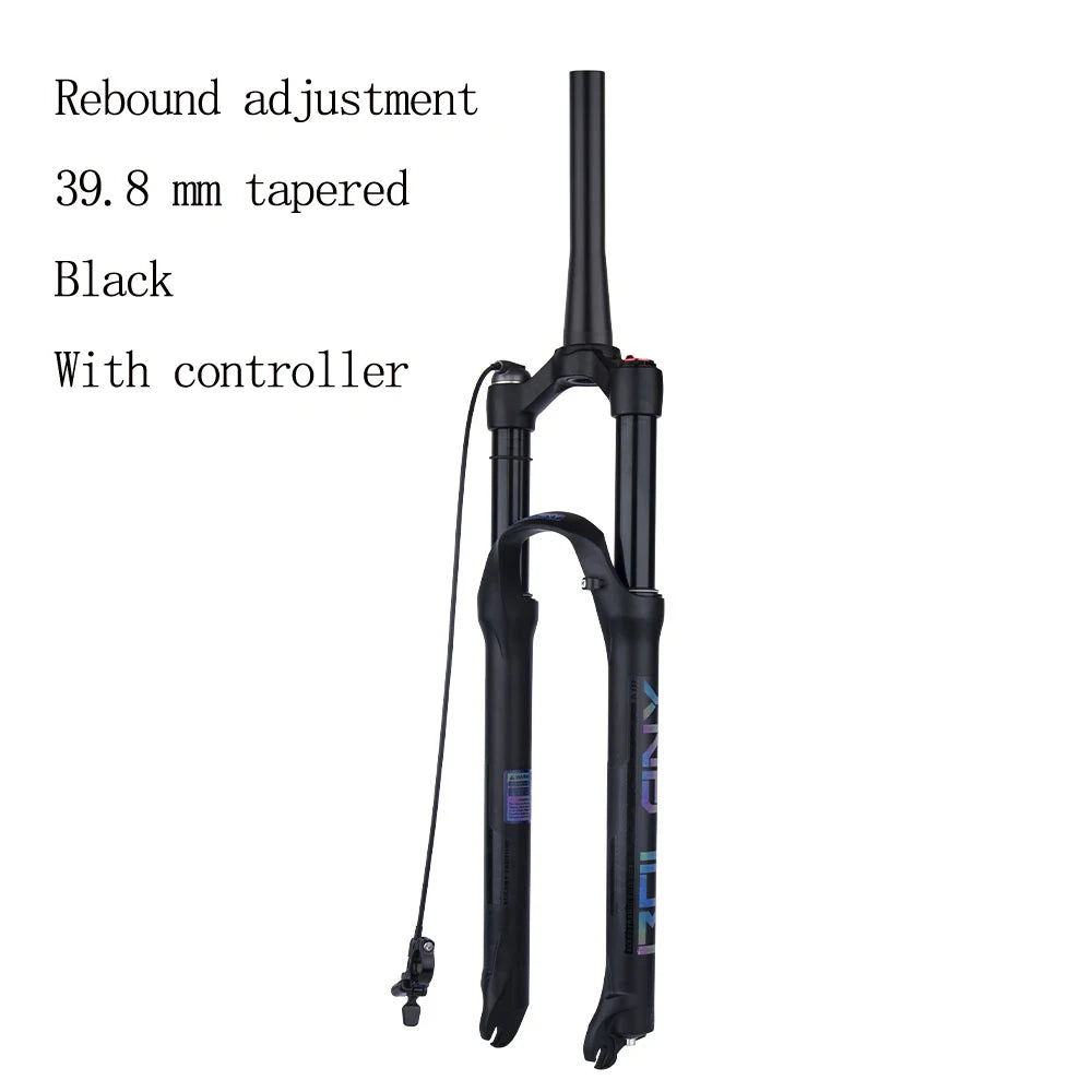 Mountain Bicycle Suspension Forks 26/27.5/29inch MTB Bicycle Fork Bike Air Fork with Rebound Adjustment 28.6 straight/vertebrae