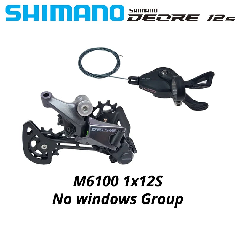 SHIMANO DEORE M6100 12s Groupset SL M6100 SHIFT LEVER RD M6100 SGS REAR DERAILLEUR 12 Speed 12V SHIFTER SWTICH Original Parts