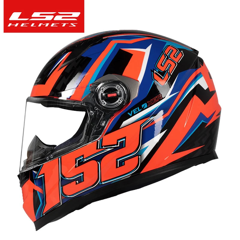 LS2 FF358 Full Face Motorcycle Helmet ls2 motocross racing helmets ECE Certification man woman casco moto casque