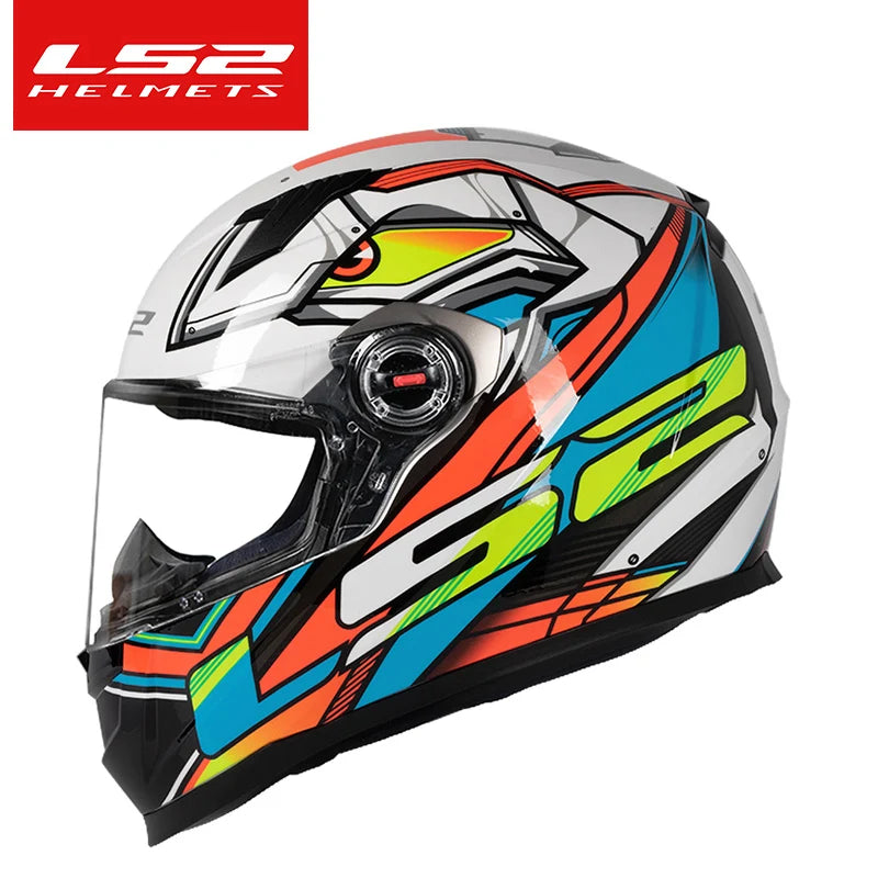 LS2 FF358 Full Face Motorcycle Helmet ls2 motocross racing helmets ECE Certification man woman casco moto casque