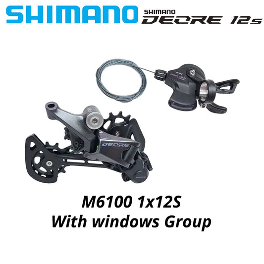 SHIMANO DEORE M6100 12s Groupset SL M6100 SHIFT LEVER RD M6100 SGS REAR DERAILLEUR 12 Speed 12V SHIFTER SWTICH Original Parts