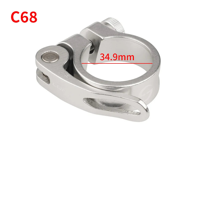 Bicycle Seatpost Clamp 28.6/31.8/34.9mm Seat Tube Clamp MTB Bike Seat Tube Clip Aluminum Alloy Bike Parts Bike Saddle Seat Clamp