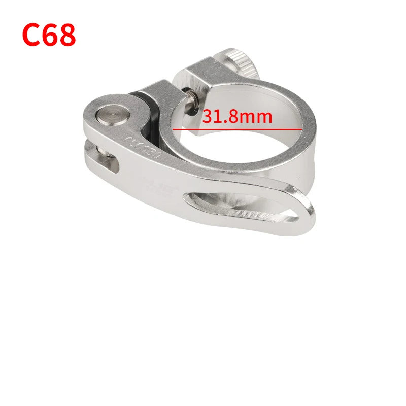 Bicycle Seatpost Clamp 28.6/31.8/34.9mm Seat Tube Clamp MTB Bike Seat Tube Clip Aluminum Alloy Bike Parts Bike Saddle Seat Clamp