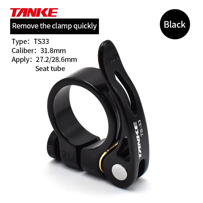 TANKE-MTB Road Bike Seat Post Clamp,fast ReleasUltralight Aluminum AlloyMountain Bicycle Seatpost,Cycling Parts,28.6,31.8,34.9mm