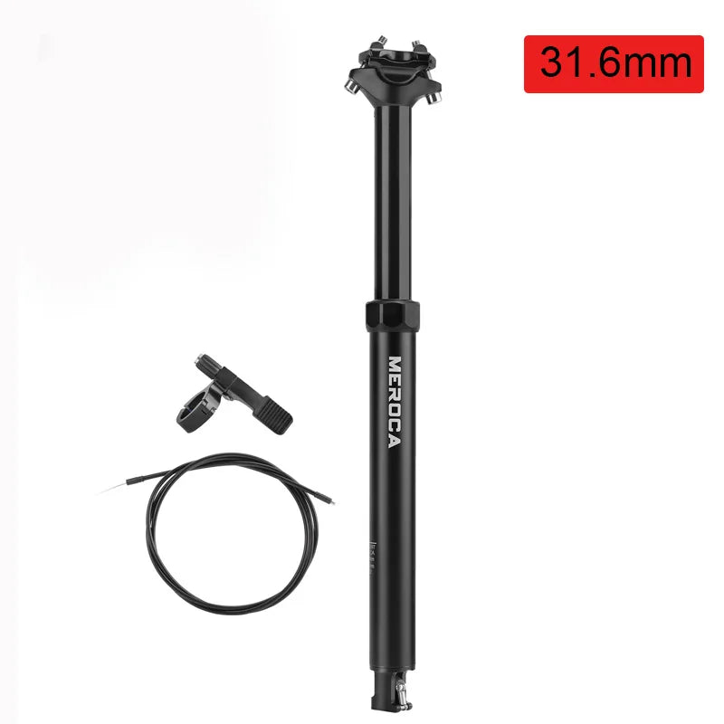 MEROCA Seatpost mtb telescopic seatpost 30.9/31.6mm dropper seatpost bicycle seats Adjustable mtb seat tube mtb bike accessories