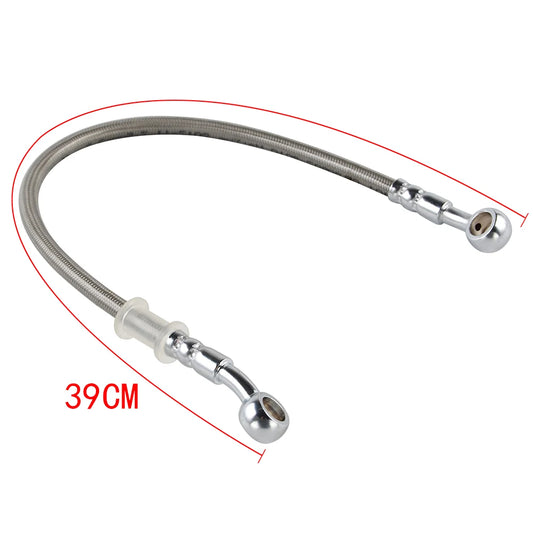 39cm-140cm Motorcycle Brake Oil Hose Brake Line Universal Motorbike Stainless Steel Braided Pipeline Latiguillo Freno Moto