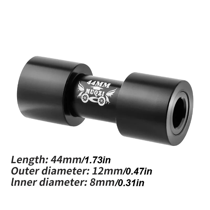 MUQZI MTB Rear Shock Bushing 22 24 26 32 40 44 50 54mm ID 8mm OD 12mm Mountain Bike Shock Absorber Parts