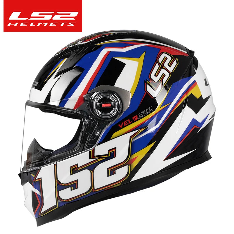 LS2 FF358 Full Face Motorcycle Helmet ls2 motocross racing helmets ECE Certification man woman casco moto casque