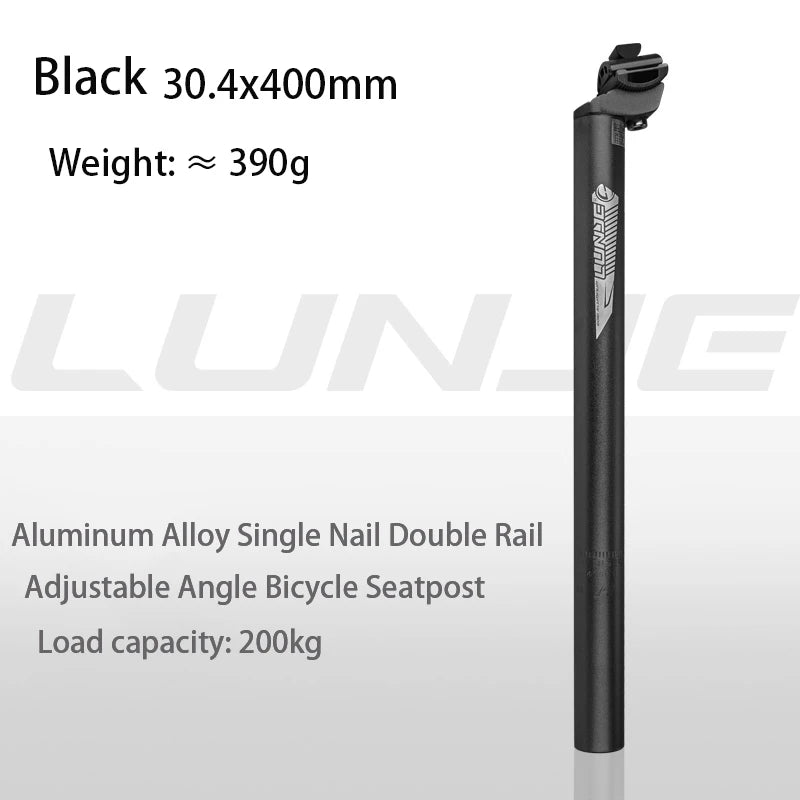 Mountain Bike Seatpost 25.4 27.2 28.6 30.9 31.6*400mm MTB Bicycle Seat Tube Aluminum Alloy Road Bike Seat Post