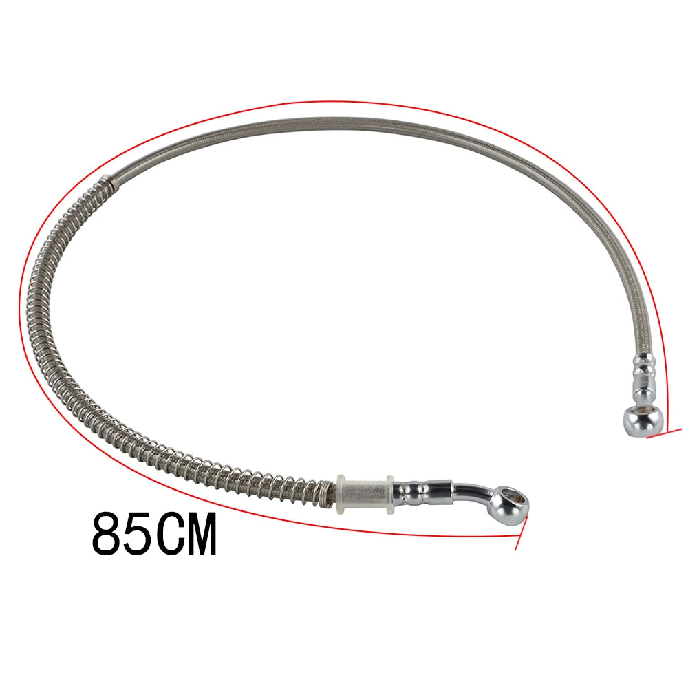 39cm-140cm Motorcycle Brake Oil Hose Brake Line Universal Motorbike Stainless Steel Braided Pipeline Latiguillo Freno Moto