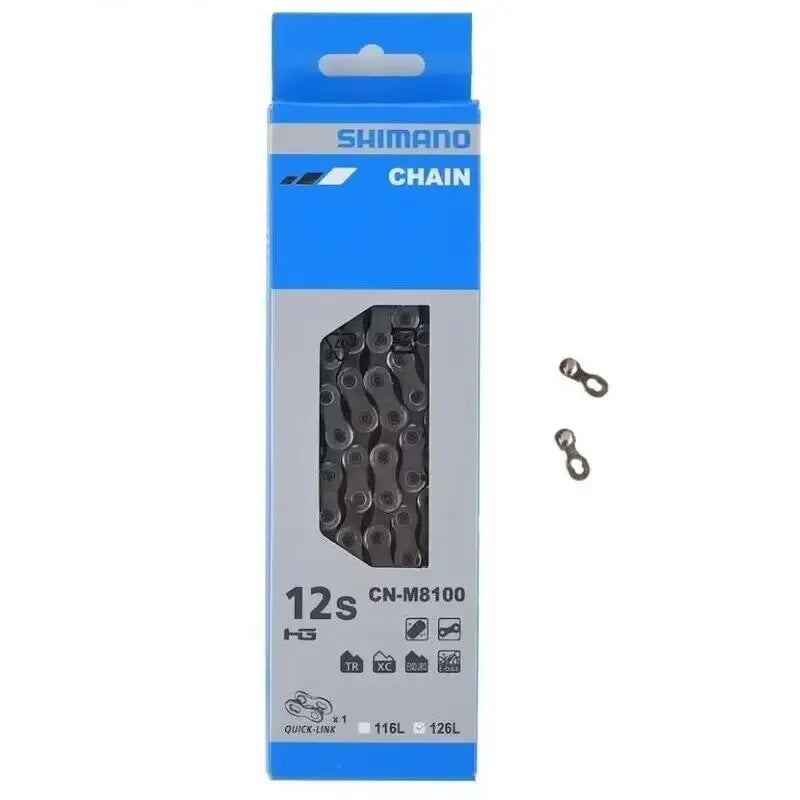 SHIMANO 9/10/11/12 Speed Bike Chain HG53 HG54 HG95 HG701 M8100 Road MTB Bicycle Chain 116/126 Links Bike Chain 8v 9v 10v 11v 12v