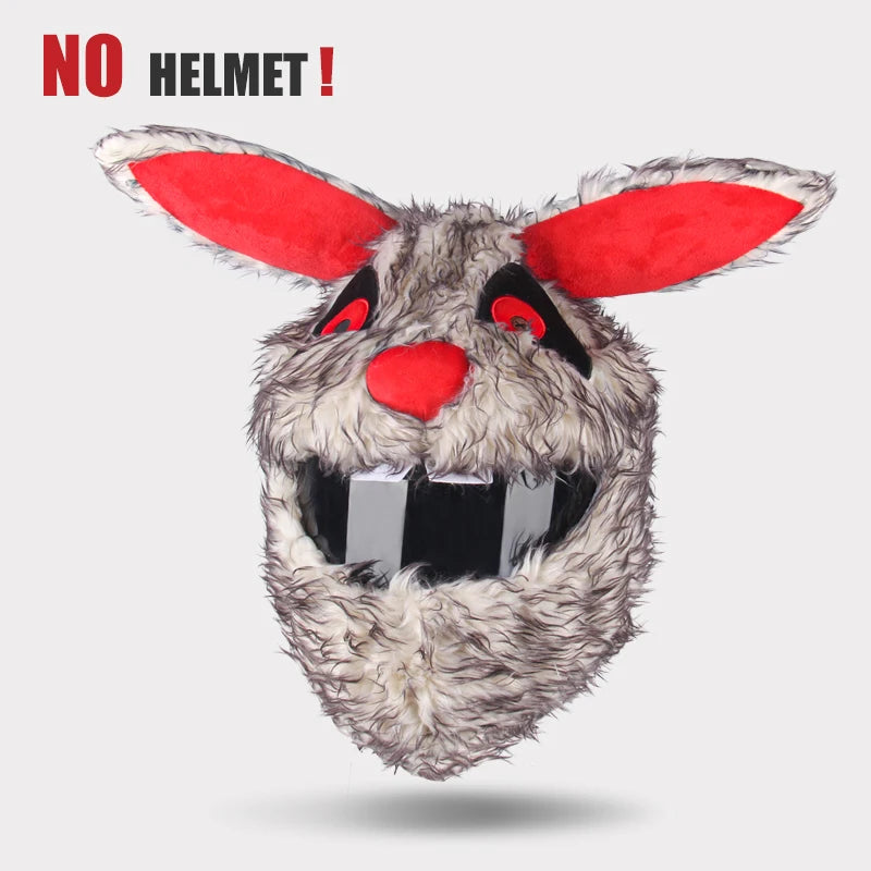 Helmet Protection Headgear Cover Cartoon Fluffy Plush Set For Motorcycle Full-Face Protective Case Motorbike Safety Trendy