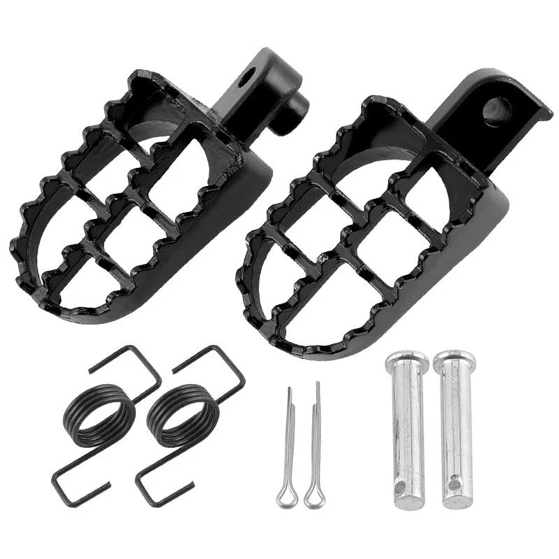 Motorcycle Foot Pegs Rests Footpegs for Yamaha PW50 80 TW200 for XR50R CRF50 CRF70 CRF80 CRF100F Motorbike Chinese Dirt Pit Bike