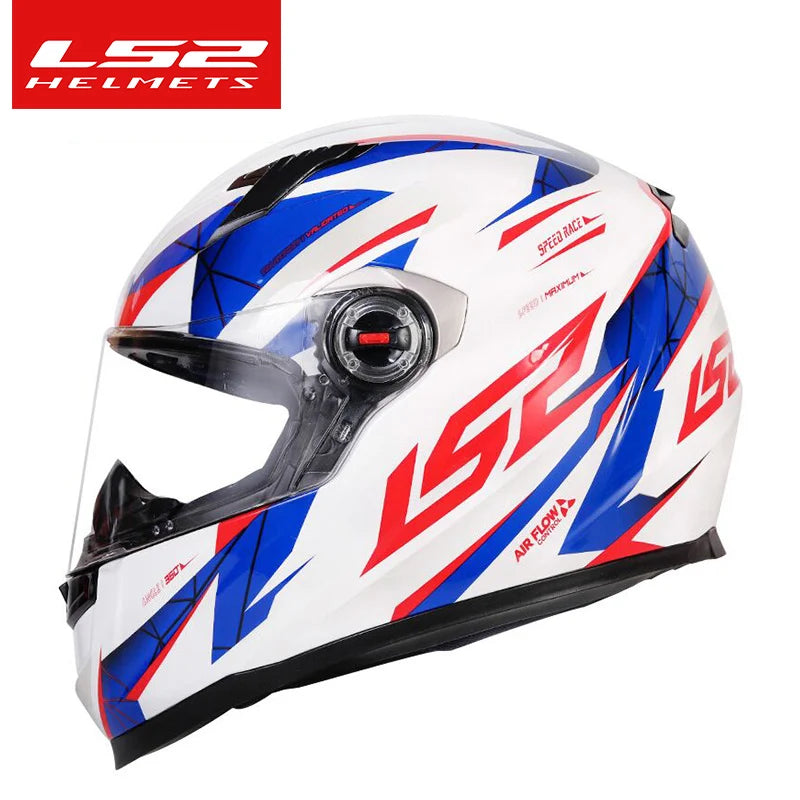 LS2 FF358 Full Face Motorcycle Helmet ls2 motocross racing helmets ECE Certification man woman casco moto casque