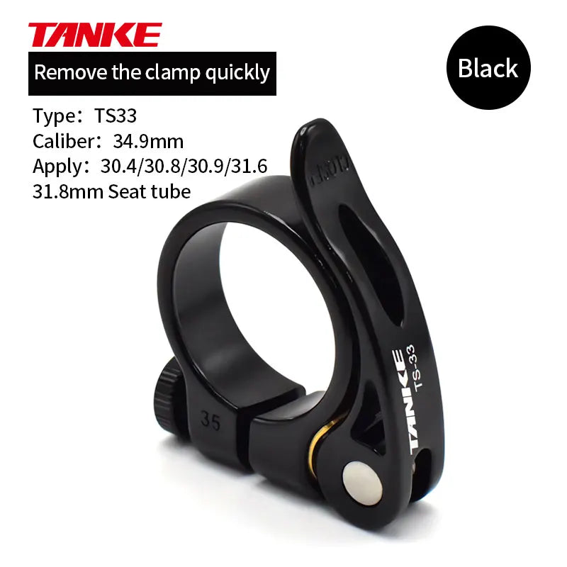 TANKE-MTB Road Bike Seat Post Clamp,fast ReleasUltralight Aluminum AlloyMountain Bicycle Seatpost,Cycling Parts,28.6,31.8,34.9mm