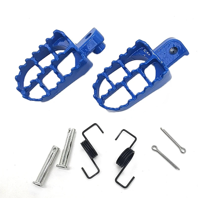 Motorcycle Foot Pegs Rests Footpegs for Yamaha PW50 80 TW200 for XR50R CRF50 CRF70 CRF80 CRF100F Motorbike Chinese Dirt Pit Bike