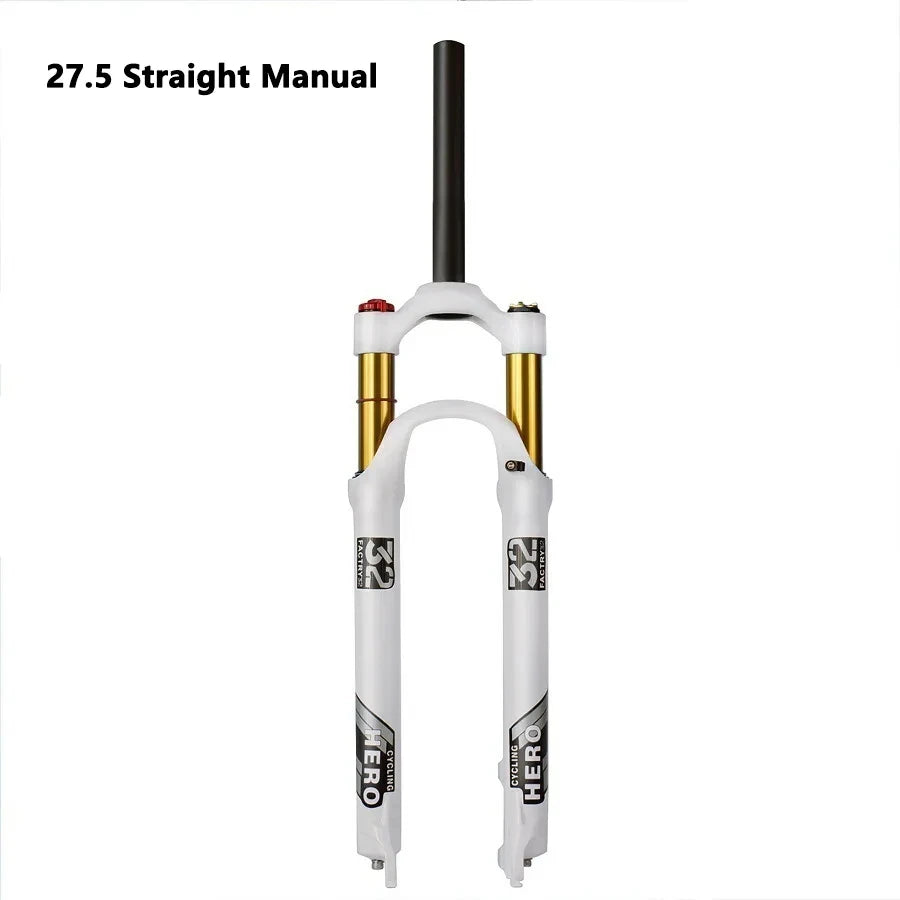 Bike front fork 120mm travel magnesium alloy air fork ultralight shock absorption 26 27.5 29 inch disc brake suspension frame