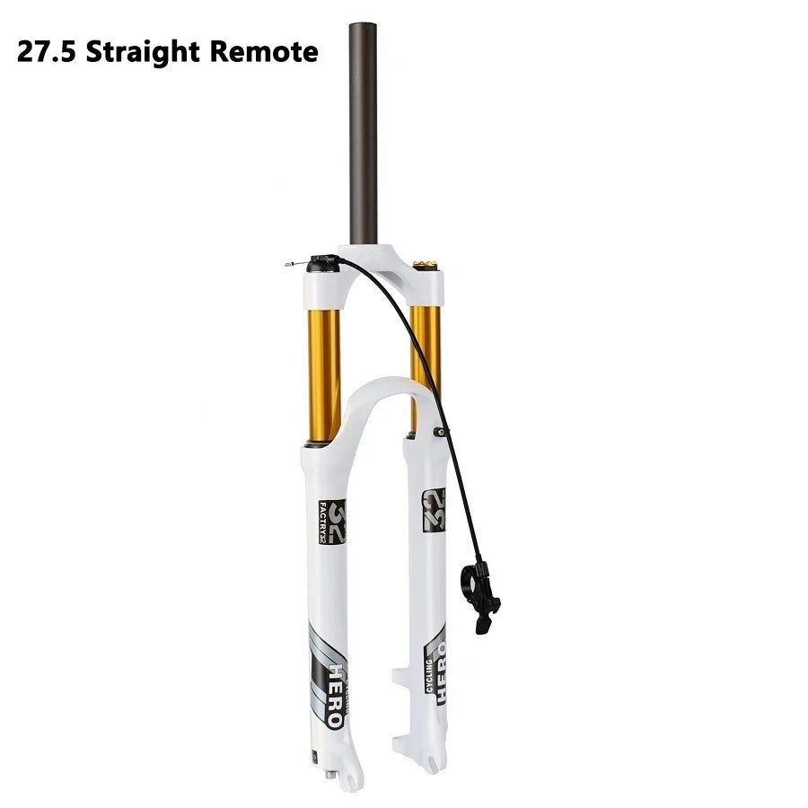 Bike front fork 120mm travel magnesium alloy air fork ultralight shock absorption 26 27.5 29 inch disc brake suspension frame