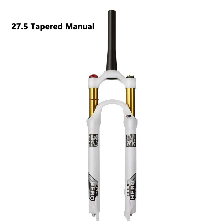 Bike front fork 120mm travel magnesium alloy air fork ultralight shock absorption 26 27.5 29 inch disc brake suspension frame